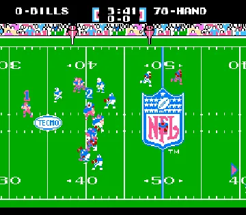 Tecmo Super Bowl (USA) screen shot game playing